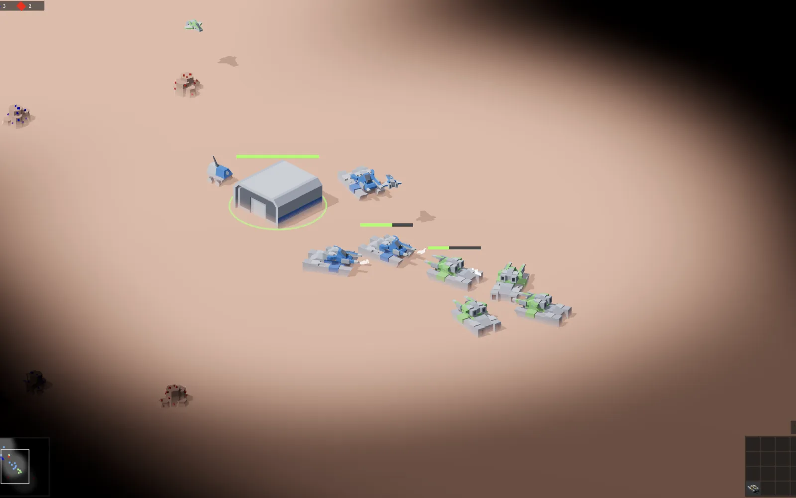 Screenshot of Open RTS running on a Mac